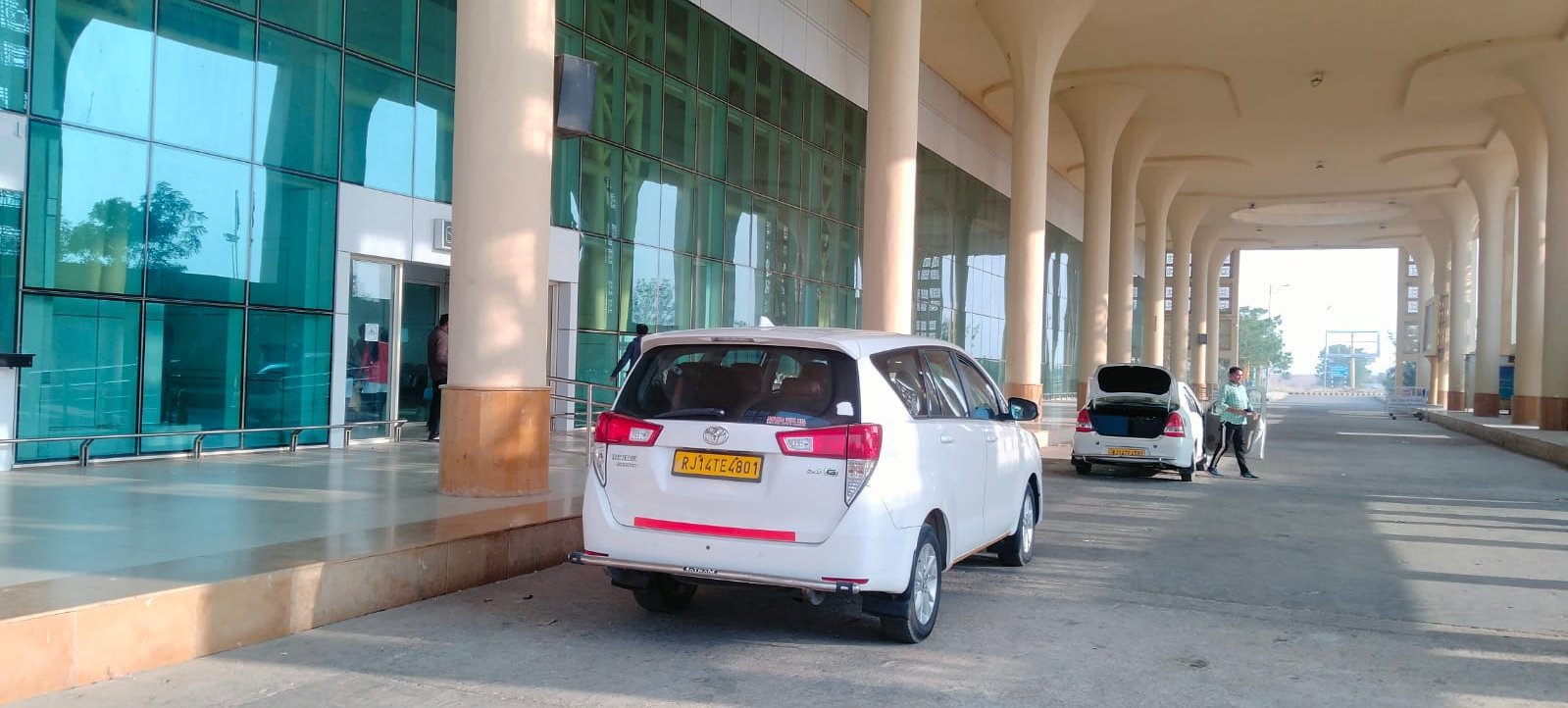 Innova Crysta at Jaipur Airport Terminal